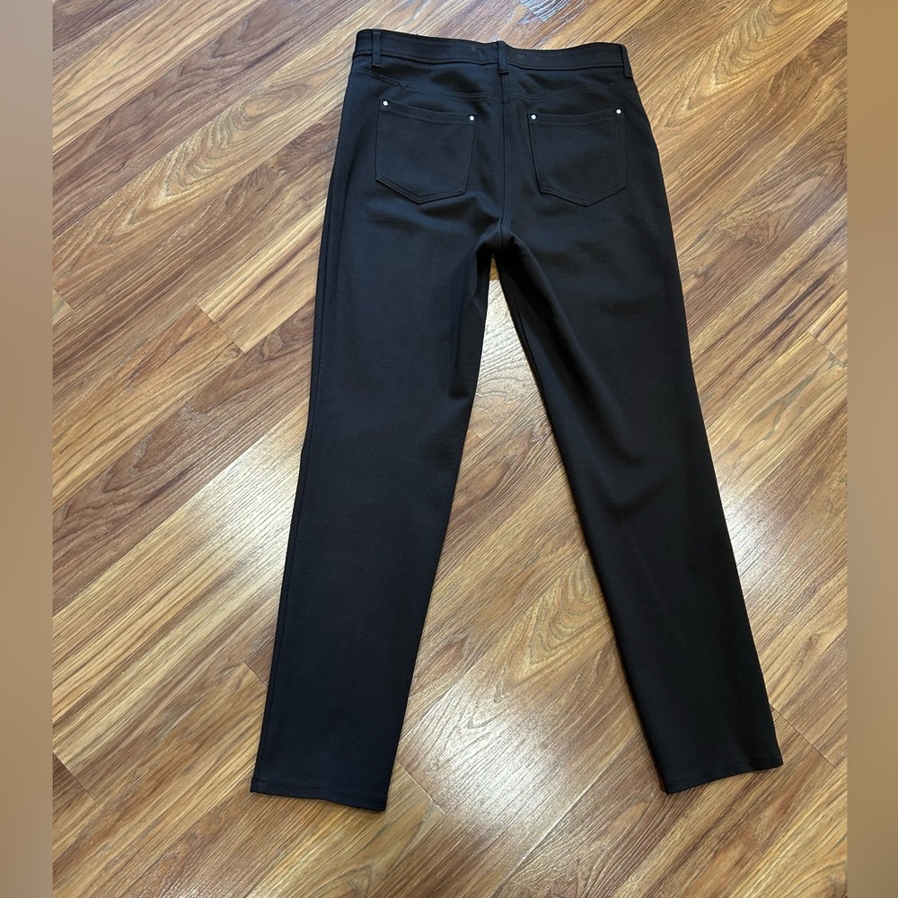 Chico’s Brown SO Slimming Brown Stretch Knit Pants - Picture 2 of 8